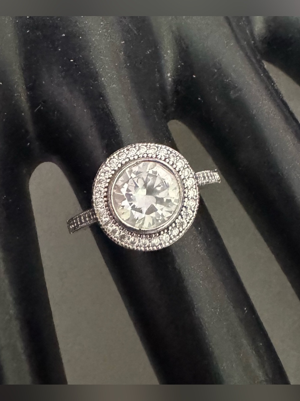 New Sterling Silver CZ Ring